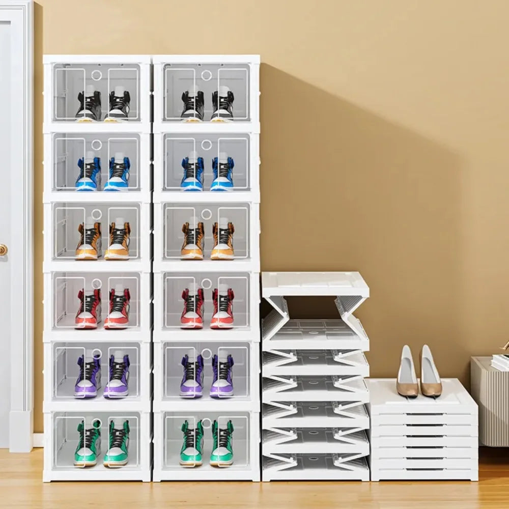 Foldable Storage Shoe Rack Cabinet Organizer