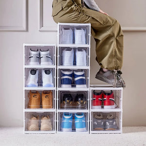 Foldable Storage Shoe Rack Cabinet Organizer