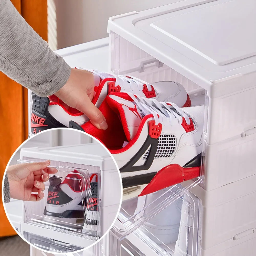 Foldable Storage Shoe Rack Cabinet Organizer