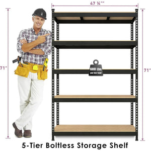 Heavy Duty Storage Shelves Metal Garage Shelving Unit