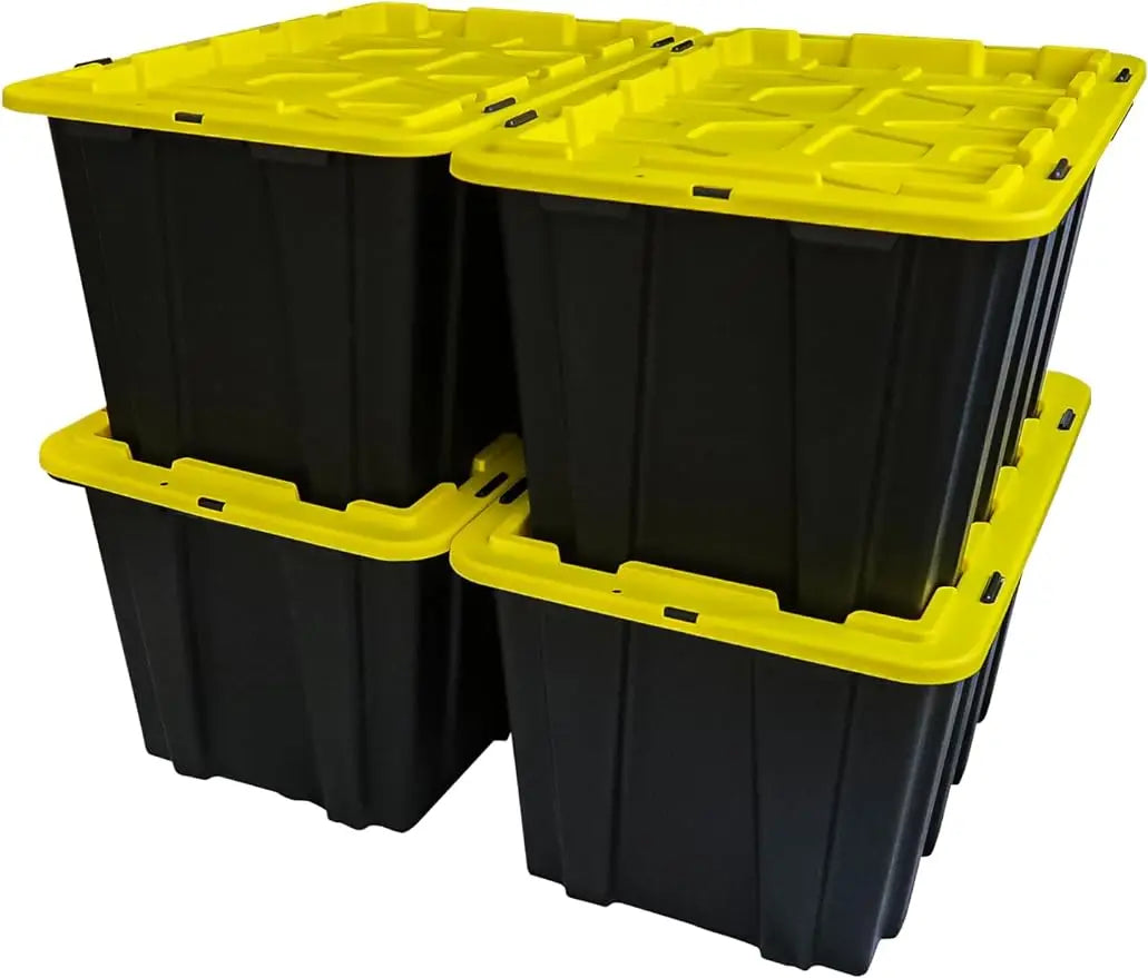 Heavy Duty Storage Bins (4 Pack)