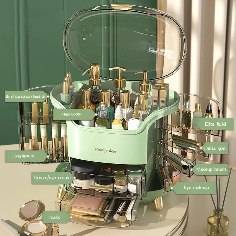 Luxury Desktop Cosmetics Storage Box