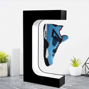 Levitating LED Shoe Display